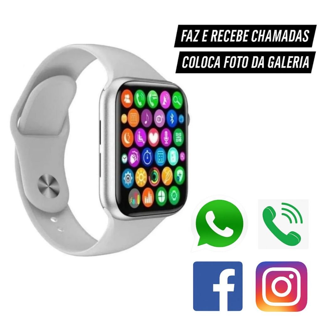 Relogio Smartwatch Feminino Masculino X11 Series 11 Para Android Samsung iPhone Faz Recebe Chamada