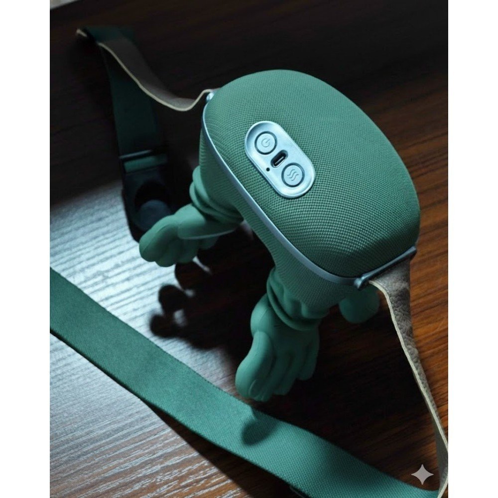 Massageador De Pescoço E Ombro Com Compressa Térmica , Amassar Simulado À Mão