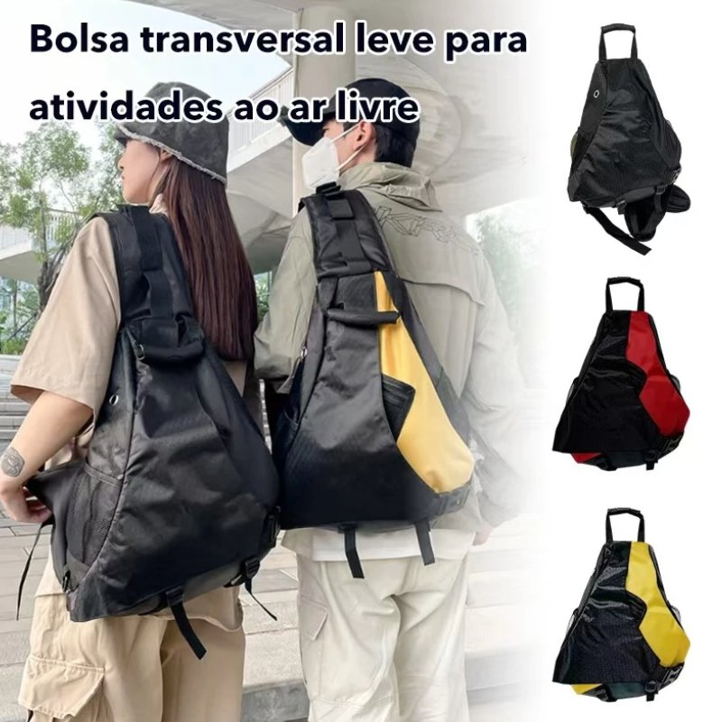 Capacidade Nova Bolsa De Ombro Tendência Urbana Simples Peito Rosto Grande Descanso De Rua Mensageiro De Viagem Fresca