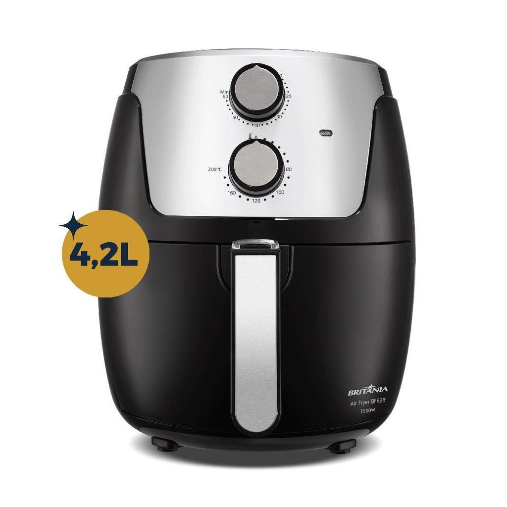 Air Fryer Britânia 4,2L Dura Mais 1500W BFR38