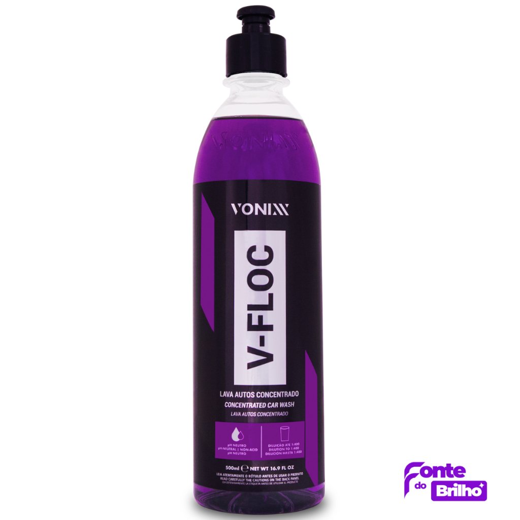 Lava Auto Automotivo V Floc Vonixx 500ml Shampoo Para Carro Moto Caminhão Super Concentrado