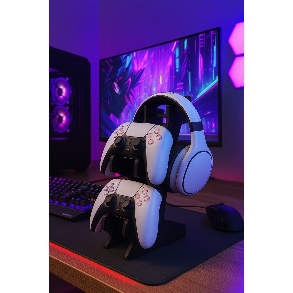 Suporte Porta Controle Videogame Gamer Para Ps4 Xbox Ps5