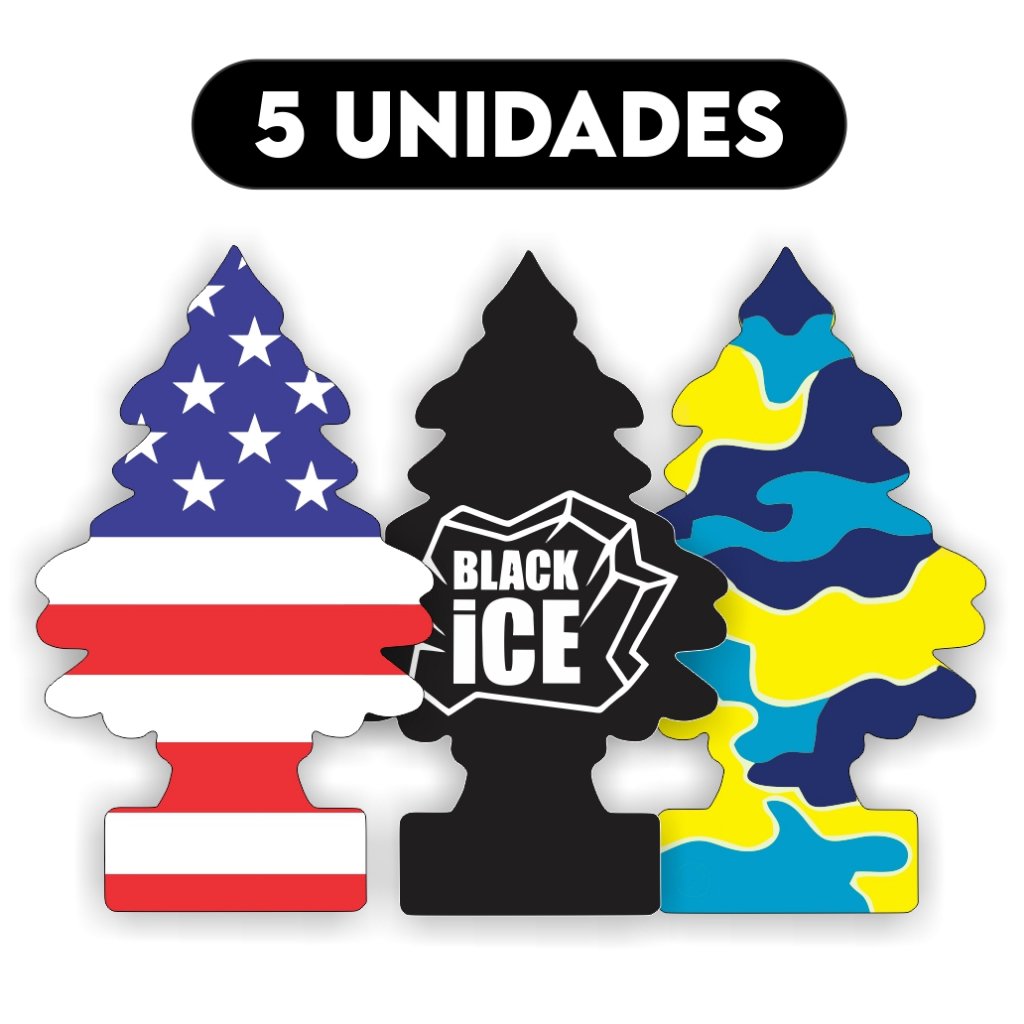 Kit 5 Cheirinho Aromatizante Para Carro Novo Cheiroso Sortidos