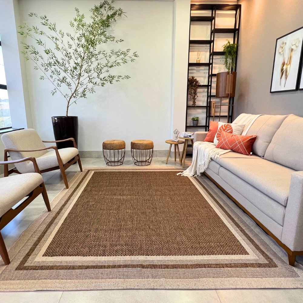 Tapete Sala Eco Nature 200x300 Moldura J Serrano Moderno Inovador Luxuoso