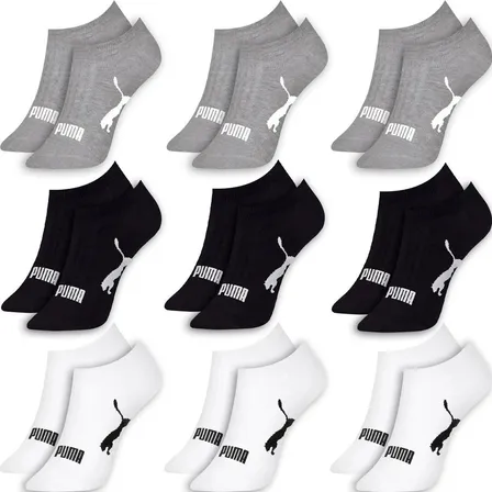 Kit 9 Pares Meias Puma Sapatilha Soquete Invisível Original