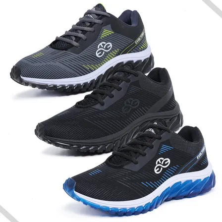 Combo 3 Tênis Academia Training Kits Exclusivo Mega Promoção