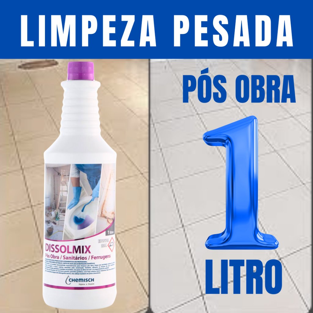 Limpador poderoso de vaso sanitario Dissolmix 1L Envio Imediato