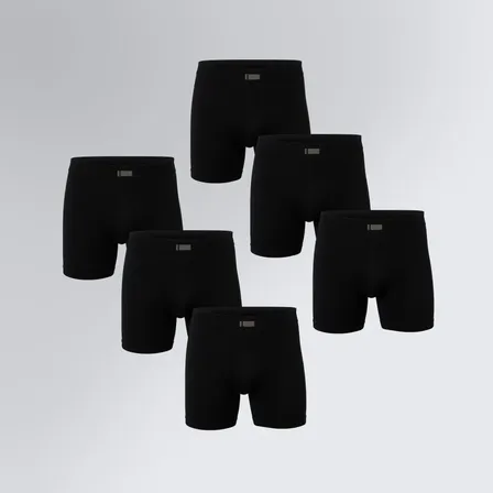 Kit 6 Cuecas Boxer Seamless Insider Masculino