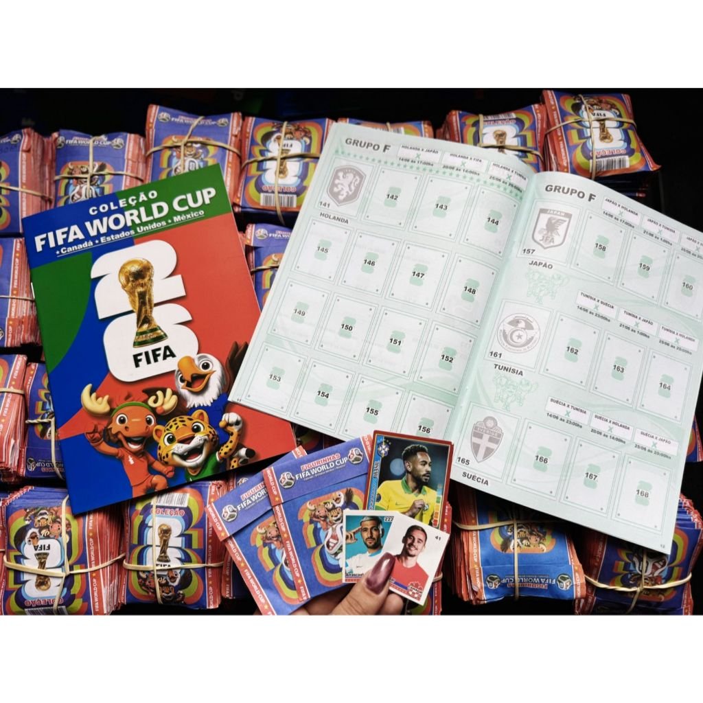 Álbum + Figurinhas Copa do Mundo NÃO Oficial FIFA World Cup 2026 - Colecionável