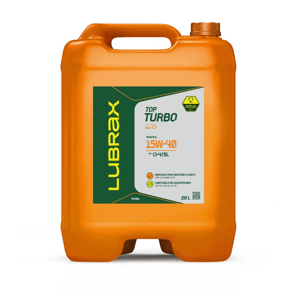 Balde Óleo Diesel 20L Lubrax Top Turbo 15W40 CI-4 (Antigo Essencial)