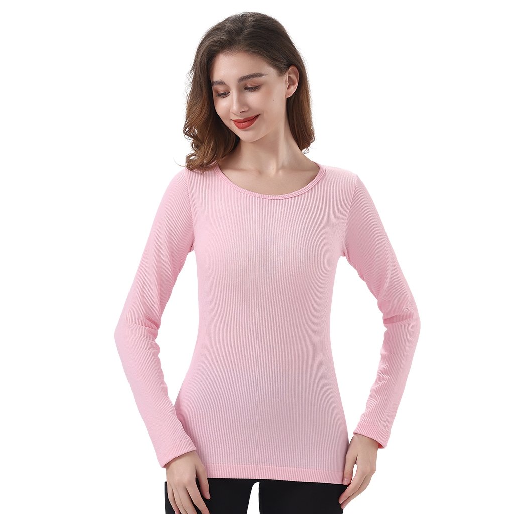 Blusa Termica feminina Segunda Pele Térmica Manga Longa com Proteção tamanho único listrada lmny03